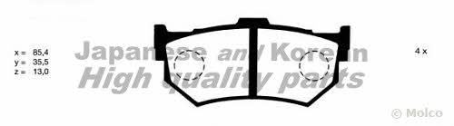 Ashuki H027-04 Brake Pad Set, disc brake H02704: Buy near me in Poland at 2407.PL - Good price!