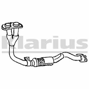 Klarius 120163 Exhaust pipe 120163: Buy near me in Poland at 2407.PL - Good price!