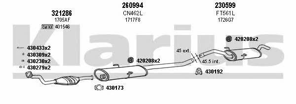  180509E Abgasanlage 180509E: Kaufen Sie zu einem guten Preis in Polen bei 2407.PL!