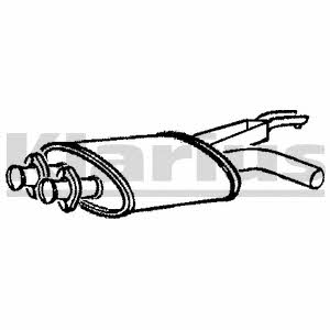 Klarius 210019 Глушитель, средняя часть 210019: Отличная цена - Купить в Польше на 2407.PL!