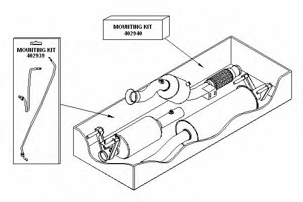  241035 Exhaust system 241035: Buy near me in Poland at 2407.PL - Good price!