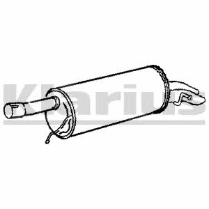 Klarius 260855 End Silencer 260855: Buy near me at 2407.PL in Poland at an Affordable price!