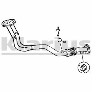 Klarius 301123 Выхлопная труба 301123: Отличная цена - Купить в Польше на 2407.PL!