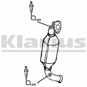 Klarius 322535 Catalytic Converter 322535: Buy near me in Poland at 2407.PL - Good price!