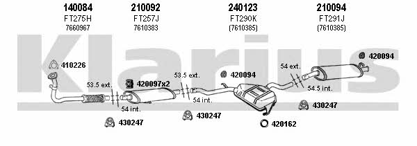  330251E Система выпуска отработаных газов 330251E: Отличная цена - Купить в Польше на 2407.PL!