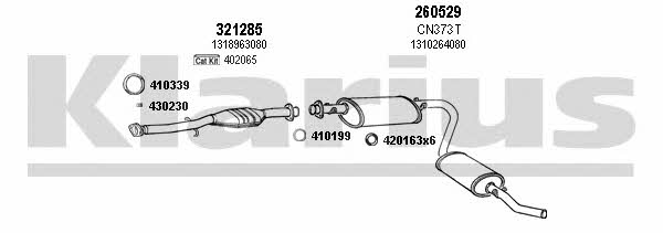  330381E Exhaust system 330381E: Buy near me in Poland at 2407.PL - Good price!