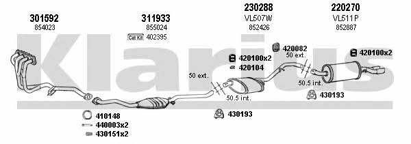  391114E Exhaust system 391114E: Buy near me in Poland at 2407.PL - Good price!