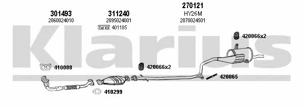  450020E Exhaust system 450020E: Buy near me in Poland at 2407.PL - Good price!