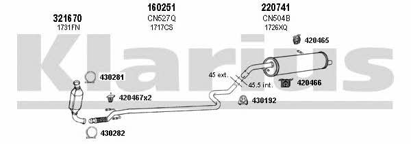  630947E Exhaust system 630947E: Buy near me in Poland at 2407.PL - Good price!