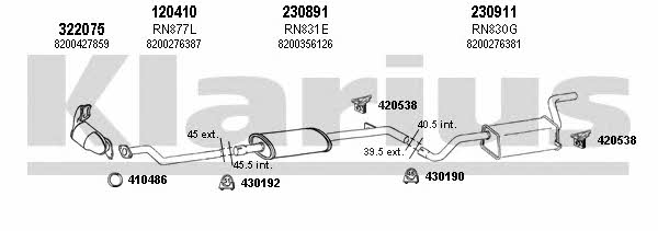  721009E Układ wydechowy 721009E: Dobra cena w Polsce na 2407.PL - Kup Teraz!