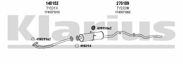  900258E Exhaust system 900258E: Buy near me in Poland at 2407.PL - Good price!