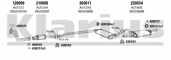  940104E Exhaust system 940104E: Buy near me in Poland at 2407.PL - Good price!
