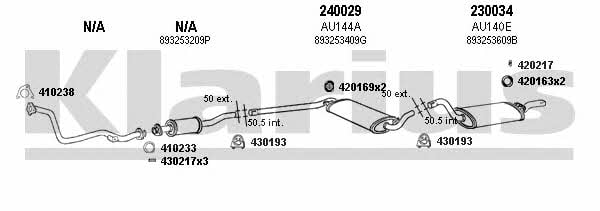  940252E Exhaust system 940252E: Buy near me in Poland at 2407.PL - Good price!