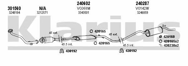 Klarius 960071E Abgasanlage 960071E: Kaufen Sie zu einem guten Preis in Polen bei 2407.PL!