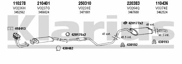 Klarius 960298E Abgasanlage 960298E: Kaufen Sie zu einem guten Preis in Polen bei 2407.PL!