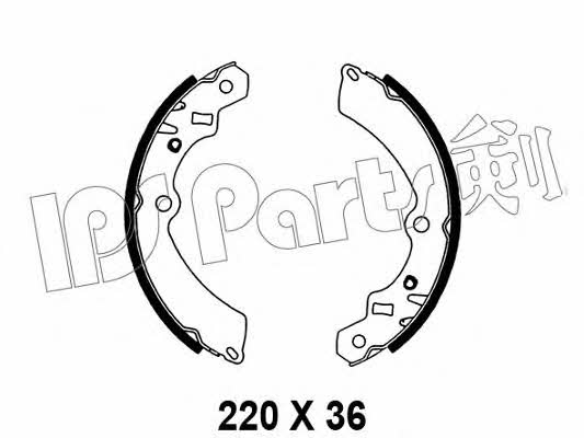 Ips parts IBL-4812 Disc brake pad set IBL4812: Buy near me at 2407.PL in Poland at an Affordable price!