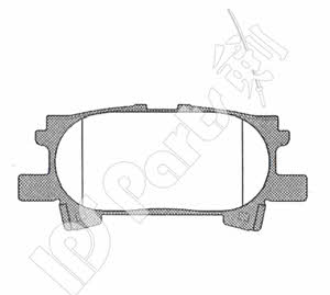 Ips parts IBR-1200 Klocki hamulcowe, zestaw IBR1200: Dobra cena w Polsce na 2407.PL - Kup Teraz!