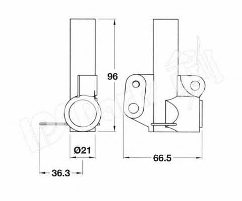 Ips parts ITB-6K31 Tensioner pulley, timing belt ITB6K31: Buy near me in Poland at 2407.PL - Good price!