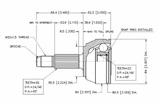 Vema 18213 CV joint 18213: Buy near me in Poland at 2407.PL - Good price!