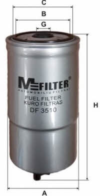 M-Filter DF 3510 Фільтр палива DF3510: Приваблива ціна - Купити у Польщі на 2407.PL!