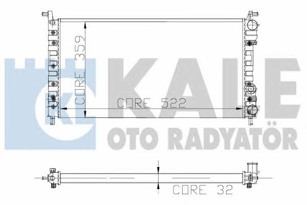 Kale Oto Radiator 102400 Chłodnica, układ chłodzenia silnika 102400: Dobra cena w Polsce na 2407.PL - Kup Teraz!