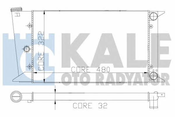 Kale Oto Radiator 117900 Радіатор охолодження двигуна 117900: Приваблива ціна - Купити у Польщі на 2407.PL!
