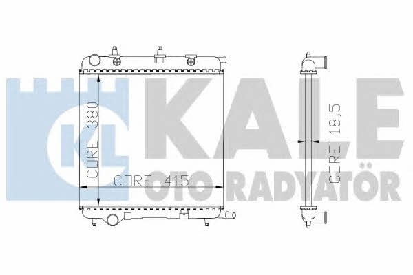 Kale Oto Radiator 285300 Радіатор охолодження двигуна 285300: Приваблива ціна - Купити у Польщі на 2407.PL!