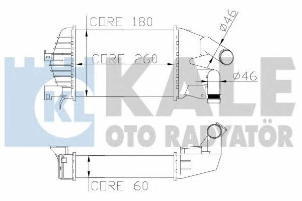 Kale Oto Radiator 345800 Chłodnica powietrza doładowującego (intercooler) 345800: Dobra cena w Polsce na 2407.PL - Kup Teraz!