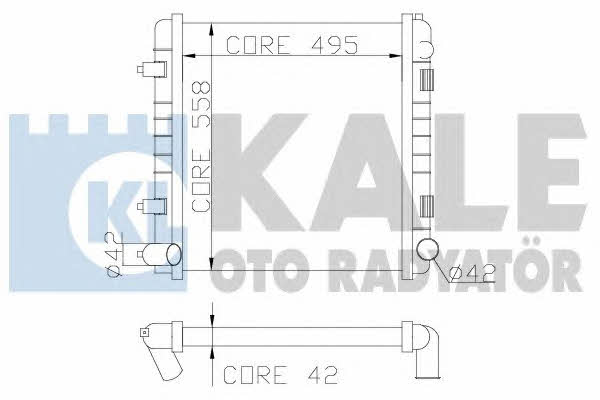 Kale Oto Radiator 350300 Радіатор охолодження двигуна 350300: Купити у Польщі - Добра ціна на 2407.PL!