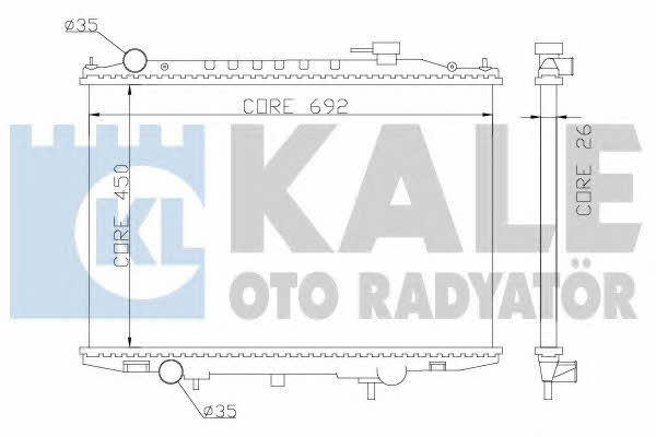 Kale Oto Radiator 362900 Радиатор охлаждения двигателя 362900: Отличная цена - Купить в Польше на 2407.PL!