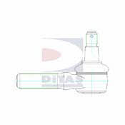 Ditas A3-184 Tie rod end outer A3184: Buy near me in Poland at 2407.PL - Good price!
