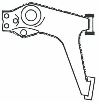 Frap 2081 Suspension arm front lower right 2081: Buy near me in Poland at 2407.PL - Good price!