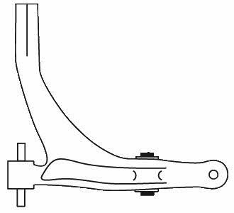 Frap 3445 Suspension arm front lower left 3445: Buy near me in Poland at 2407.PL - Good price!