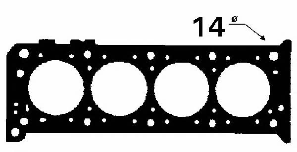 BGA CH4395 Gasket, cylinder head CH4395: Buy near me in Poland at 2407.PL - Good price!