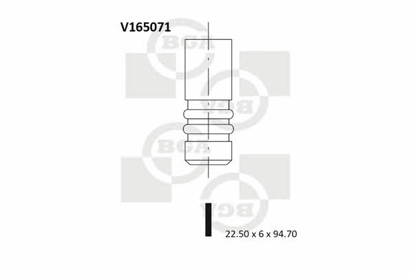 BGA V165071 Exhaust valve V165071: Buy near me at 2407.PL in Poland at an Affordable price!