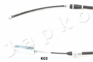 Japko 131K03 Cable Pull, parking brake 131K03: Buy near me at 2407.PL in Poland at an Affordable price!