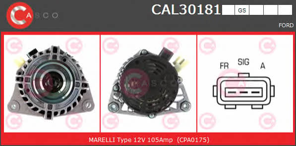 Casco CAL30181GS Generator CAL30181GS: Kaufen Sie zu einem guten Preis in Polen bei 2407.PL!