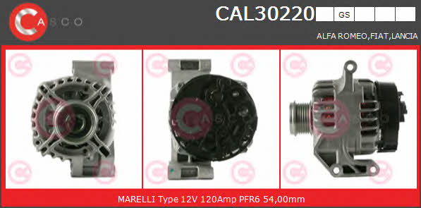 Casco CAL30220GS Alternator CAL30220GS: Buy near me in Poland at 2407.PL - Good price!