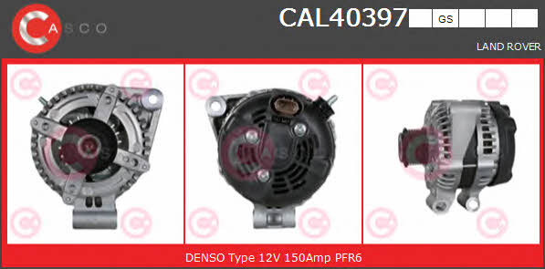 Casco CAL40397GS Alternator CAL40397GS: Buy near me in Poland at 2407.PL - Good price!