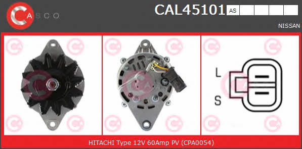 Casco CAL45101AS Alternator CAL45101AS: Buy near me in Poland at 2407.PL - Good price!