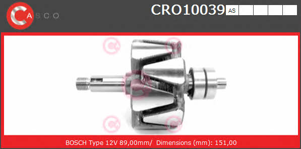 Casco CRO10039AS Ротор генератора CRO10039AS: Отличная цена - Купить в Польше на 2407.PL!