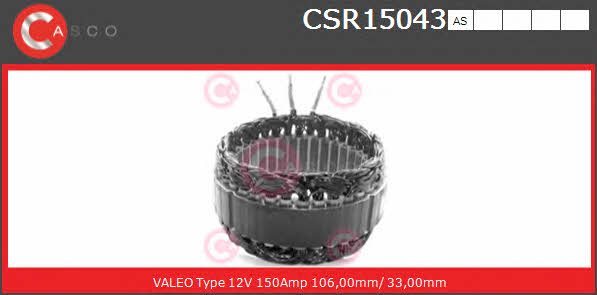 Casco CSR15043AS Статор генератора CSR15043AS: Отличная цена - Купить в Польше на 2407.PL!