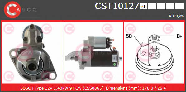 Casco CST10127AS Стартер CST10127AS: Отличная цена - Купить в Польше на 2407.PL!