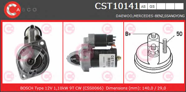 Casco CST10141AS Starter CST10141AS: Buy near me in Poland at 2407.PL - Good price!