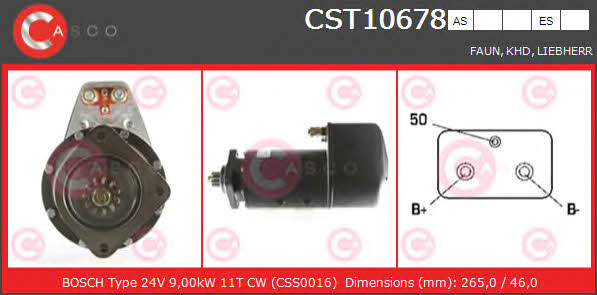 Casco CST10678ES Starter CST10678ES: Buy near me in Poland at 2407.PL - Good price!
