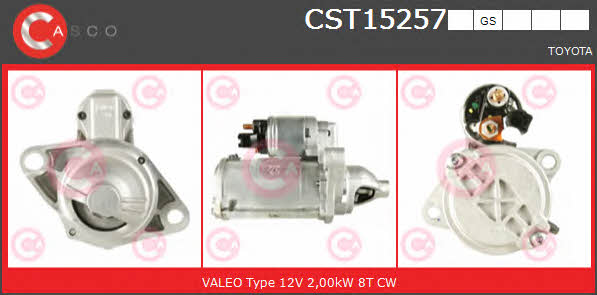 Casco CST15257GS Anlasser CST15257GS: Kaufen Sie zu einem guten Preis in Polen bei 2407.PL!