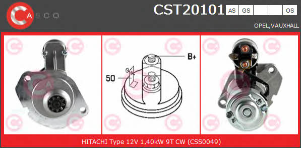 Casco CST20101GS Starter CST20101GS: Buy near me in Poland at 2407.PL - Good price!