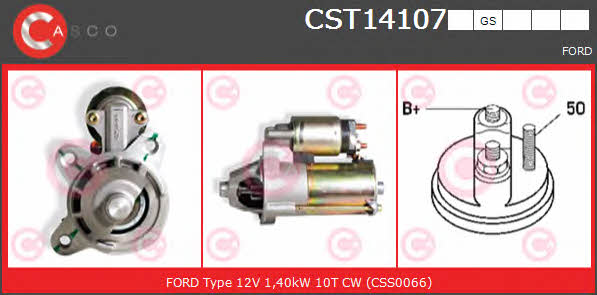Casco CST14107GS Starter CST14107GS: Buy near me in Poland at 2407.PL - Good price!