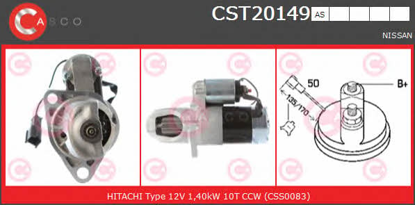 Casco CST20149AS Starter CST20149AS: Buy near me in Poland at 2407.PL - Good price!