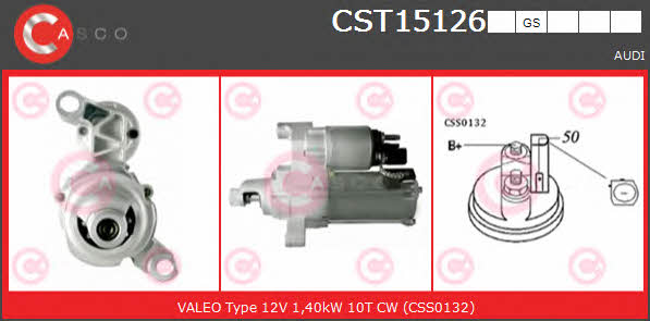 Casco CST15126GS Стартер CST15126GS: Отличная цена - Купить в Польше на 2407.PL!